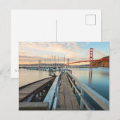 Golden Gate Bridge bij Fort Baker, Sausalito Briefkaart (Voorkant / Achterkant)