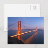 Golden Gate Bridge bij Sunset briefkaart (Voorkant / Achterkant)