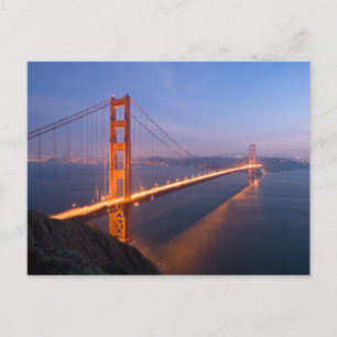 Golden Gate Bridge bij Sunset briefkaart
