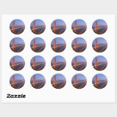 Golden Gate Bridge bij Sunset stickers (Vel)
