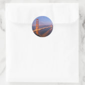 Golden Gate Bridge bij Sunset stickers (Tas)