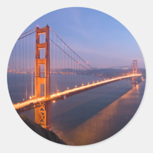 Golden Gate Bridge bij Sunset stickers