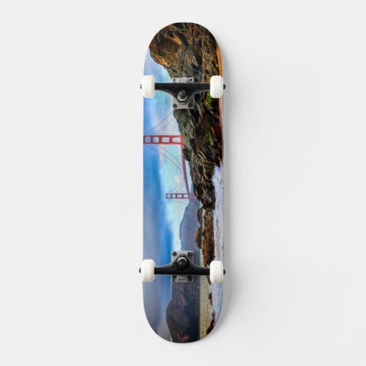 Golden Gate Bridge bij zonsondergang Skateboard (Voorkant)