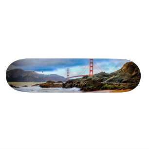 Golden Gate Bridge bij zonsondergang Skateboard