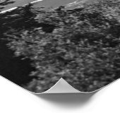 Golden Gate Bridge Black en White Poster (Hoek)