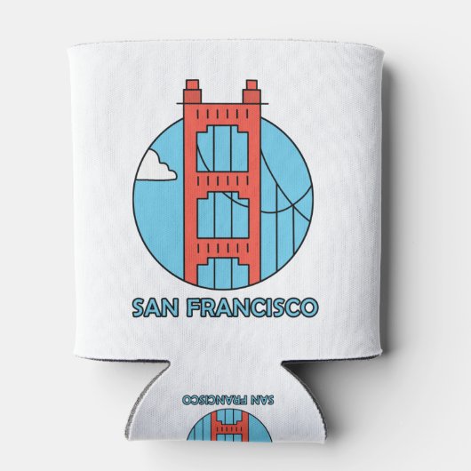 Golden Gate Bridge Blikjeskoeler (Achterkant)