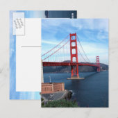 Golden Gate Bridge Briefkaart (Voorkant / Achterkant)