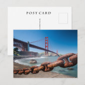 Golden Gate Bridge Briefkaart (Voorkant / Achterkant)