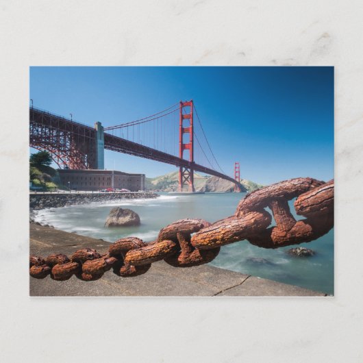 Golden Gate Bridge Briefkaart (Voorkant)