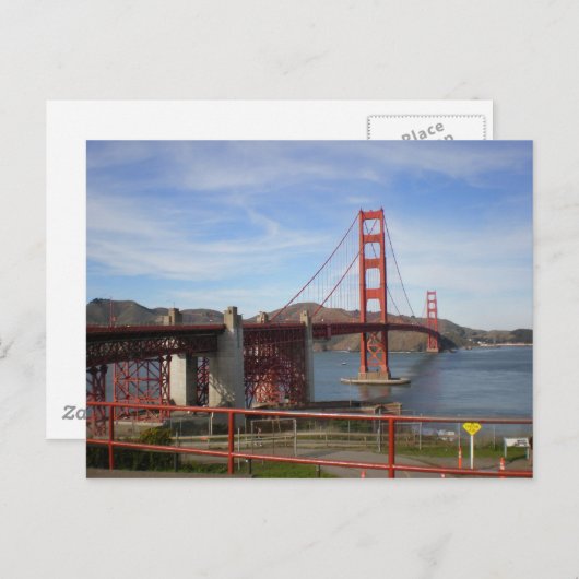 Golden Gate Bridge Briefkaart (Voorkant / Achterkant)
