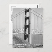 Golden Gate Bridge Briefkaart (Voorkant / Achterkant)