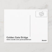 Golden Gate Bridge Briefkaart (Achterkant)
