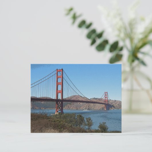 Golden Gate Bridge Briefkaart (Staand voorkant)