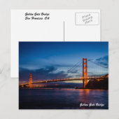 Golden Gate Bridge Briefkaart (Voorkant / Achterkant)