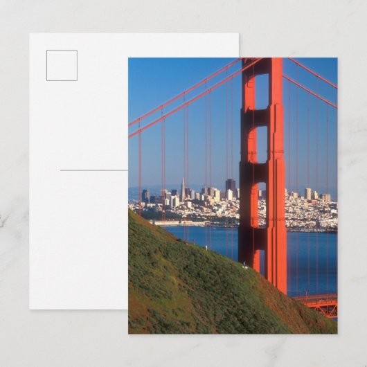 Golden Gate Bridge Briefkaart (Voorkant / Achterkant)