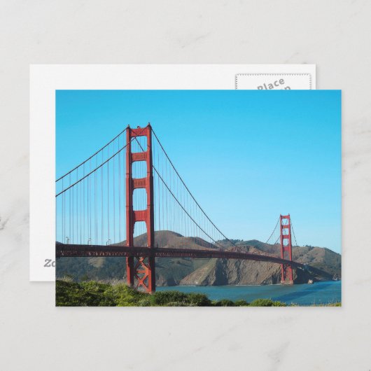 Golden Gate Bridge Briefkaart (Voorkant / Achterkant)