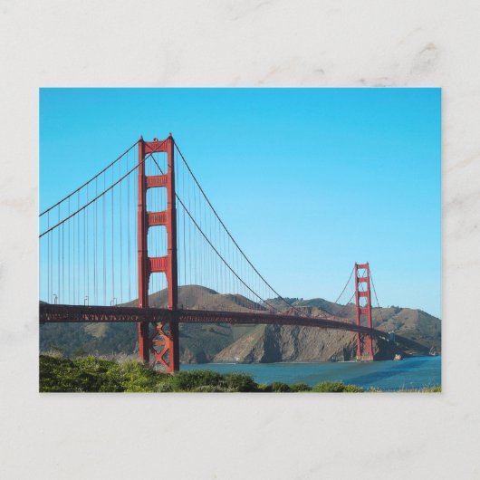 Golden Gate Bridge Briefkaart (Voorkant)