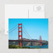 Golden Gate Bridge Briefkaart (Voorkant / Achterkant)