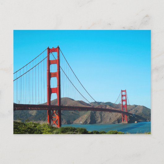 Golden Gate Bridge Briefkaart (Voorkant)