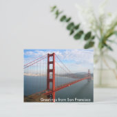 Golden Gate Bridge Briefkaart (Staand voorkant)