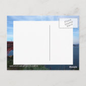 Golden Gate Bridge Briefkaart (Achterkant)