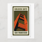 Golden Gate Bridge Briefkaart (Voorkant)
