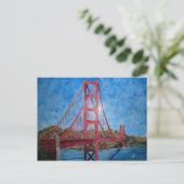 Golden Gate Bridge Briefkaart (Staand voorkant)
