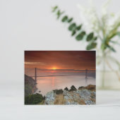 Golden gate bridge briefkaart (Staand voorkant)