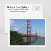 Golden Gate Bridge Briefkaart (Voorkant / Achterkant)