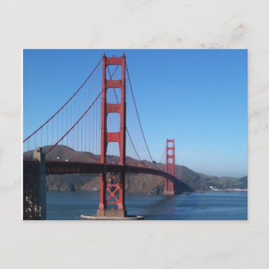 Golden Gate Bridge Briefkaart (Voorkant)