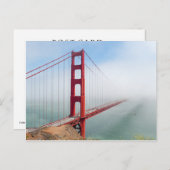 Golden Gate Bridge Briefkaart (Voorkant / Achterkant)