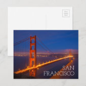 Golden Gate Bridge Briefkaart (Voorkant / Achterkant)