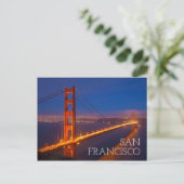 Golden Gate Bridge Briefkaart (Staand voorkant)