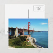 Golden Gate Bridge Briefkaart (Voorkant / Achterkant)