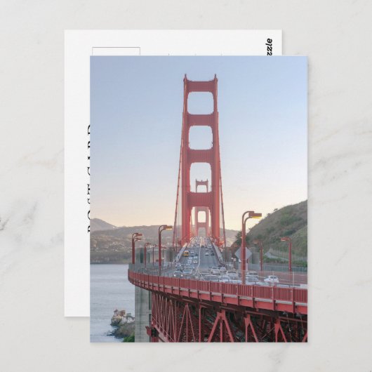 Golden Gate Bridge Briefkaart (Voorkant / Achterkant)