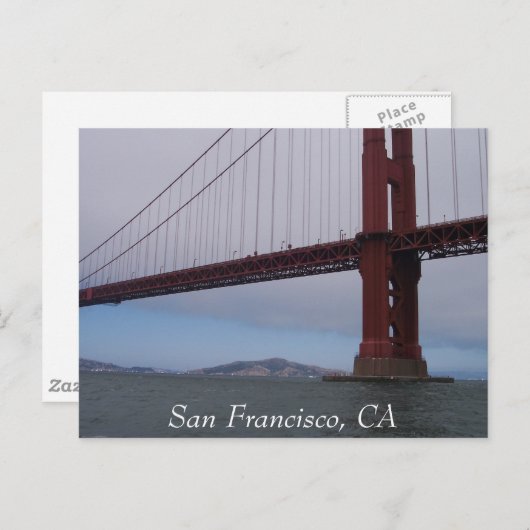 Golden Gate Bridge-Briefkaarten Briefkaart (Voorkant / Achterkant)