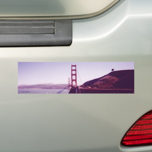 Golden Gate Bridge Bumpersticker (Op auto)