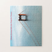 Golden Gate Bridge California, kerstgroeten Legpuzzel (Verticaal)