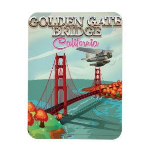 Golden Gate Bridge California, reisorganisatie car Magneet