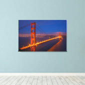 Golden Gate Bridge, Californië 2 Canvas Afdruk (Insitu (Houten vloer))