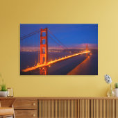 Golden Gate Bridge, Californië 2 Canvas Afdruk (Insitu (Woonkamer))