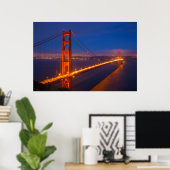 Golden Gate Bridge, Californië 2 Poster (Thuiskantoor)