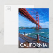 Golden Gate Bridge, Californië Briefkaart (Voorkant / Achterkant)