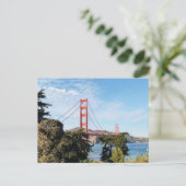 Golden Gate Bridge, Californië CA Briefkaart (Staand voorkant)