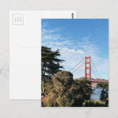 Golden Gate Bridge, Californië CA Briefkaart (Voorkant / Achterkant)