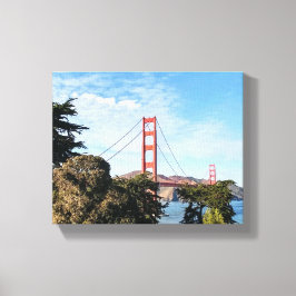 Golden Gate Bridge, Californië CA Canvas Afdruk