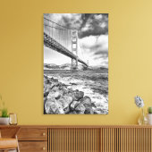Golden Gate Bridge, Californië Canvas Afdruk (Insitu (Woonkamer))