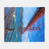 Golden Gate Bridge, Californië Fleece Deken (Voorkant (Horizontaal))