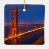 Golden Gate Bridge, Californië Keramisch Ornament (Achterkant)