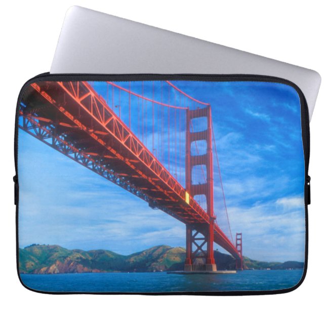Golden Gate Bridge, Californië Laptop Sleeve (Voorkant)